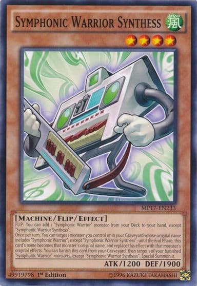 Symphonic Warrior Synthess 2017 Mega-Tins Mega Pack Yu-Gi-Oh! card