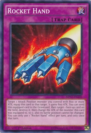 Rocket Hand 2017 Mega-Tins Mega Pack Yu-Gi-Oh! card