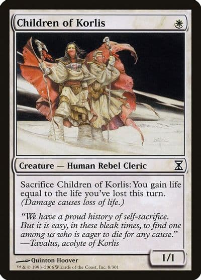 Children of Korlis Time Spiral Magic card