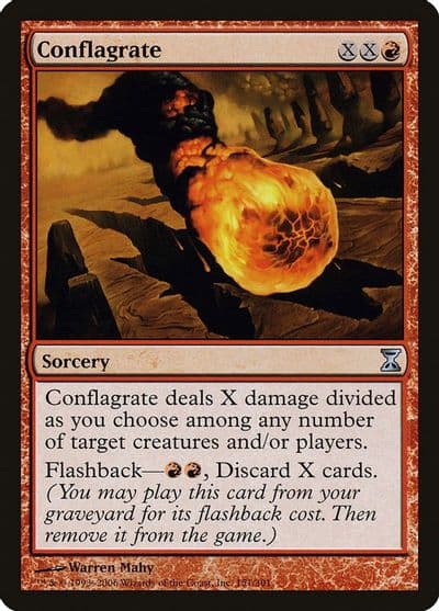 Conflagrate Time Spiral Magic card