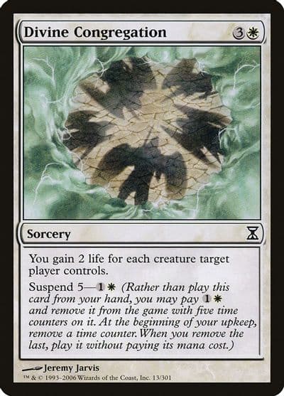 Divine Congregation Time Spiral Magic card