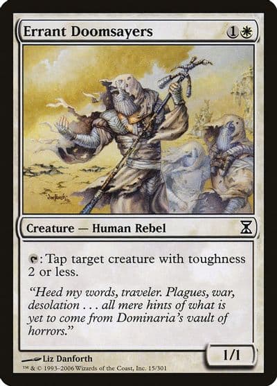 Errant Doomsayers Time Spiral Magic card