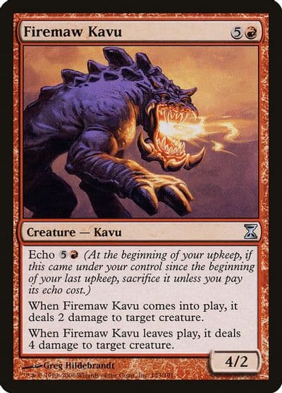 Firemaw Kavu Time Spiral Magic card