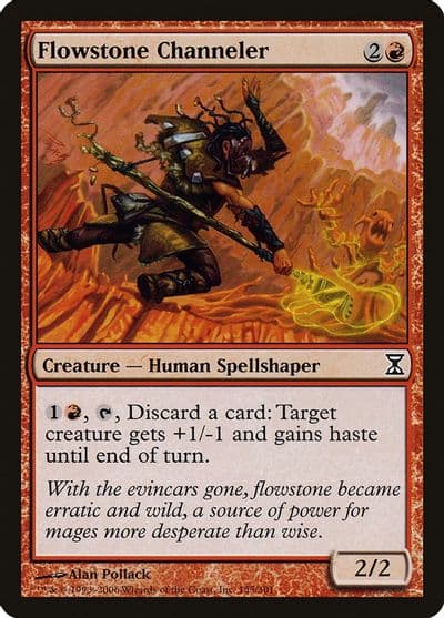 Flowstone Channeler Time Spiral Magic card