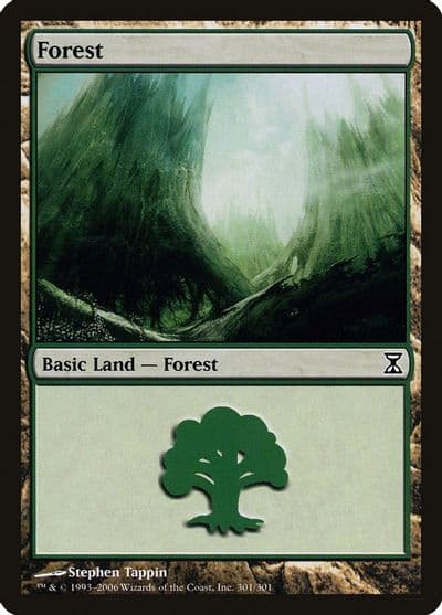 Forest 301 Time Spiral Magic card