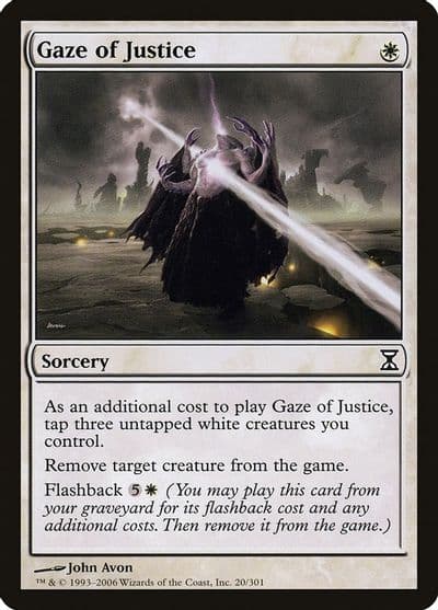 Gaze of Justice Time Spiral Magic card