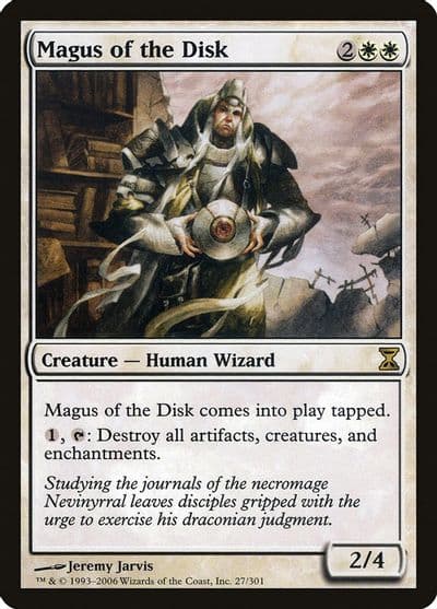 Magus of the Disk Time Spiral Magic card