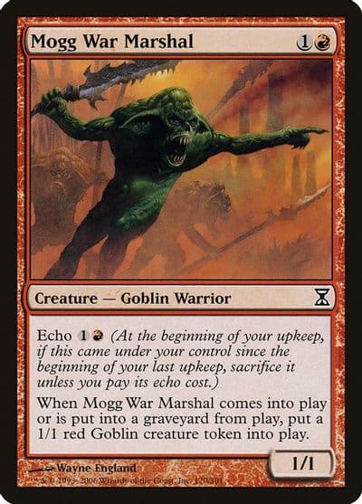Mogg War Marshal Time Spiral Magic card