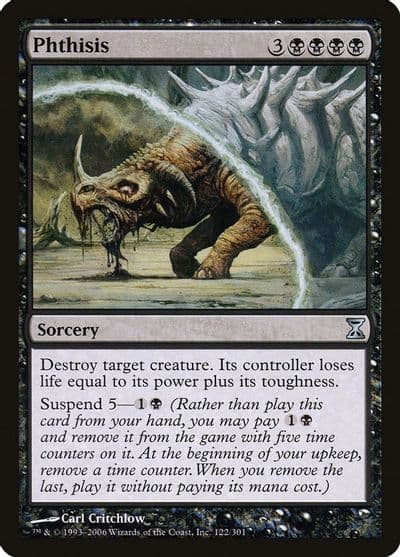 Phthisis Time Spiral Magic card