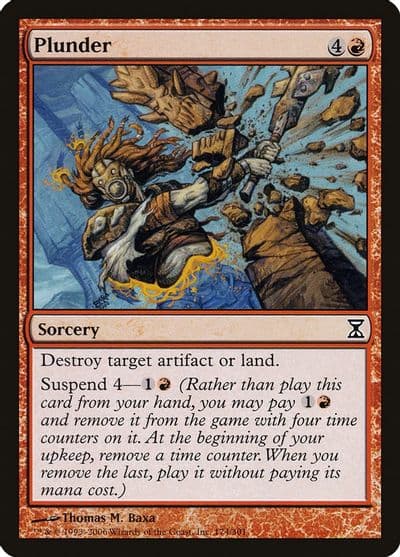 Plunder Time Spiral Magic card