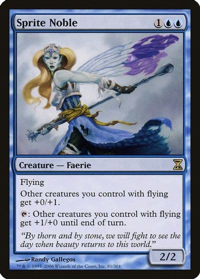 Sprite Noble Time Spiral Magic card