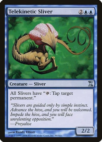 Telekinetic Sliver Time Spiral Magic card