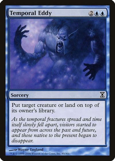 Temporal Eddy Time Spiral Magic card