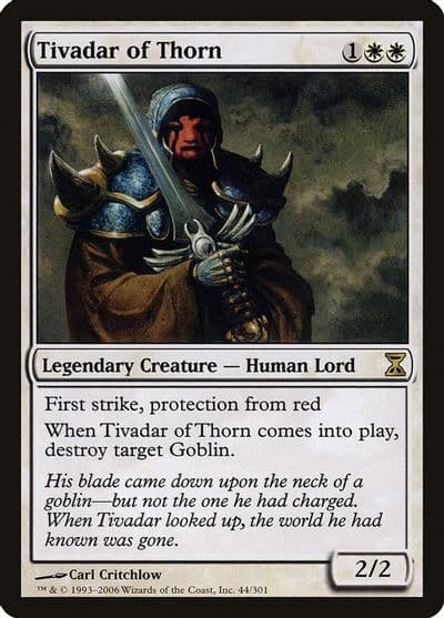 Tivadar of Thorn Time Spiral Magic card