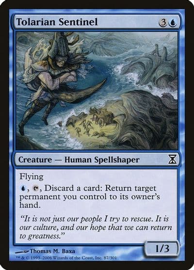 Tolarian Sentinel Time Spiral Magic card