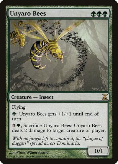 Unyaro Bees Time Spiral Magic card