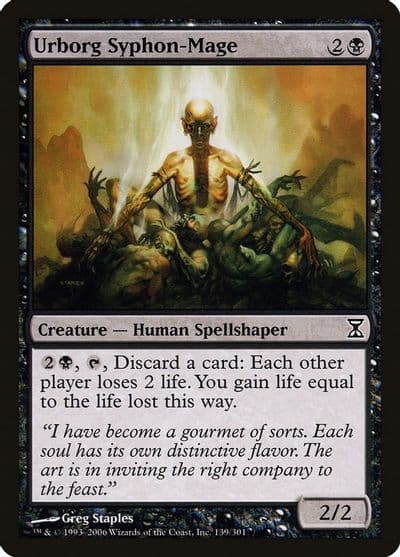 Urborg Syphon Mage Time Spiral Magic card