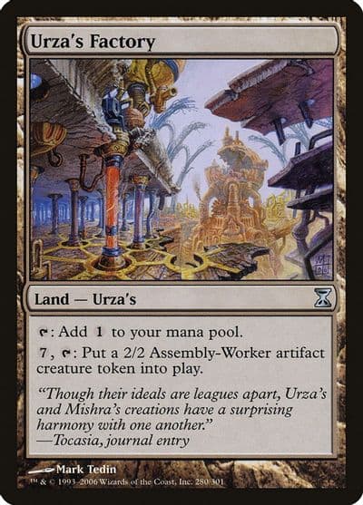 Urzas Factory Time Spiral Magic card