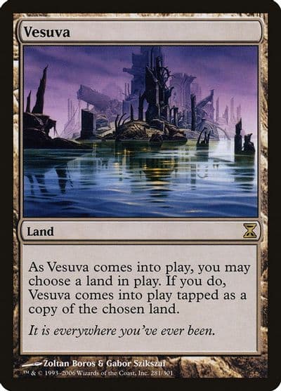 Vesuva Time Spiral Magic card