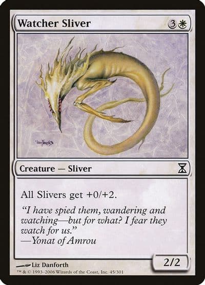 Watcher Sliver Time Spiral Magic card