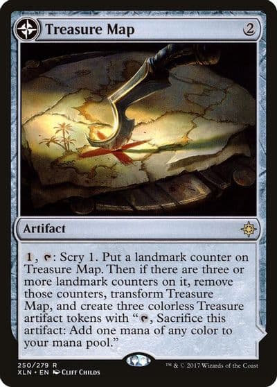 Treasure Map Ixalan Magic card