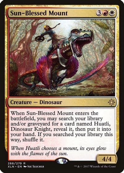 Sun Blessed Mount Ixalan Magic card