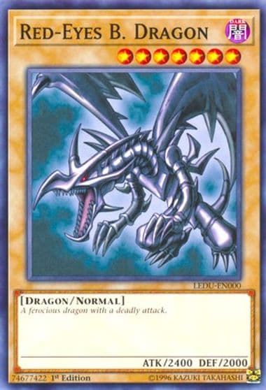 Red Eyes B Dragon Legendary Duelists Yu-Gi-Oh! card