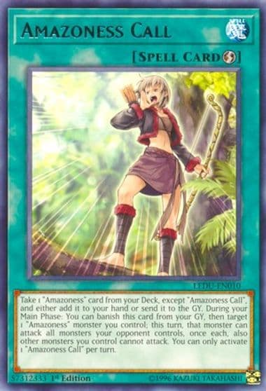 Amazoness Call Legendary Duelists Yu-Gi-Oh! card