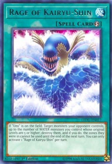 Rage of Kairyu Shin Legendary Duelists Yu-Gi-Oh! card
