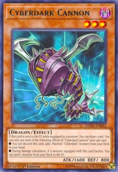 Cyberdark Cannon Legendary Duelists Yu-Gi-Oh! card