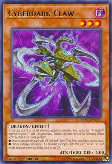 Cyberdark Claw Legendary Duelists Yu-Gi-Oh! card