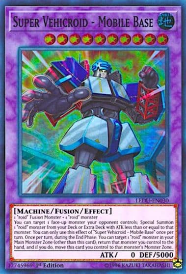 Super Vehicroid Mobile Base Legendary Duelists Yu-Gi-Oh! card