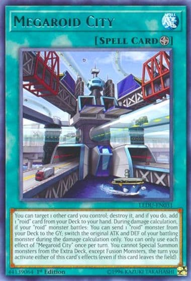 Megaroid City Legendary Duelists Yu-Gi-Oh! card