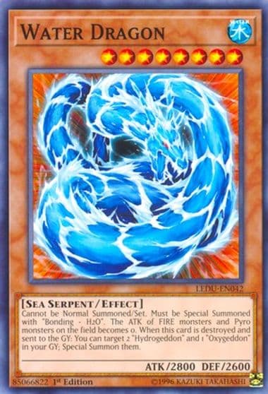 Water Dragon Legendary Duelists Yu-Gi-Oh! card