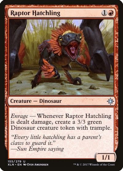 Raptor Hatchling Ixalan Magic card