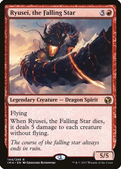 Ryusei the Falling Star Iconic Masters Magic card