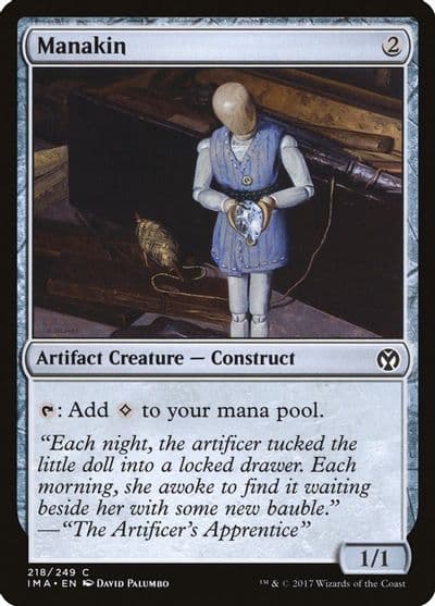 Manakin Iconic Masters Magic card