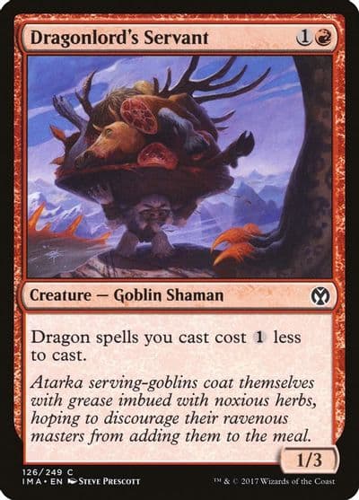 Dragonlords Servant Iconic Masters Magic card