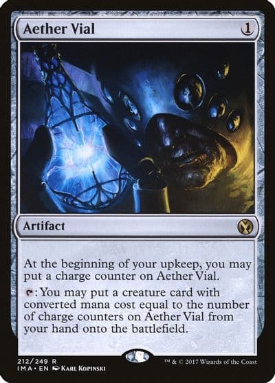 Aether Vial Iconic Masters Magic card