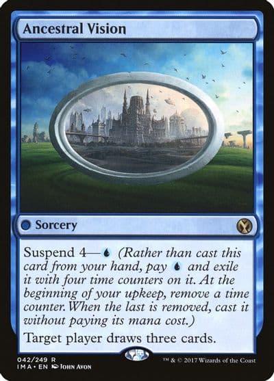 Ancestral Vision Iconic Masters Magic card