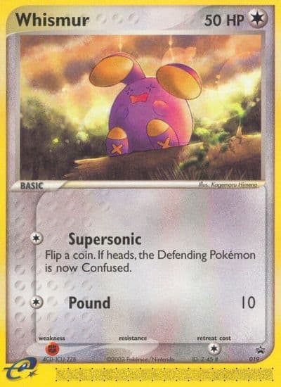 Whismur - 019 (Target Promo) Nintendo Promos Pokemon card
