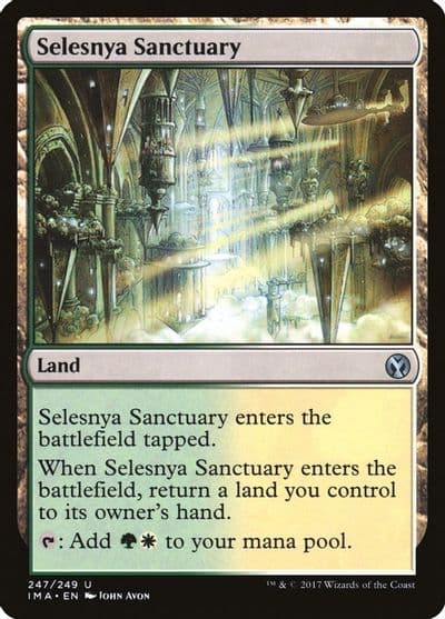 Selesnya Sanctuary Iconic Masters Magic card