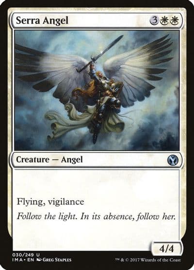 Serra Angel Iconic Masters Magic card