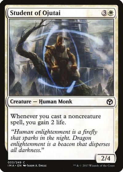 Student of Ojutai Iconic Masters Magic card