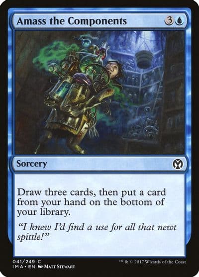 Amass the Components Iconic Masters Magic card