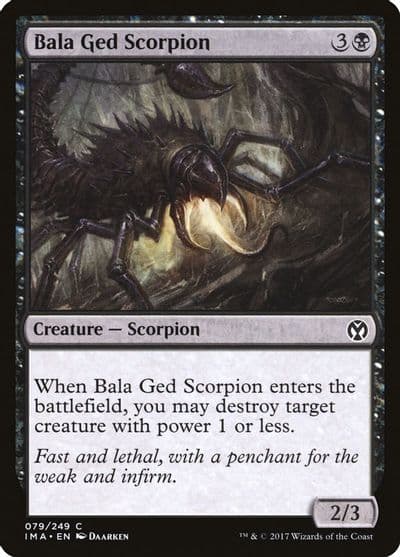 Bala Ged Scorpion Iconic Masters Magic card