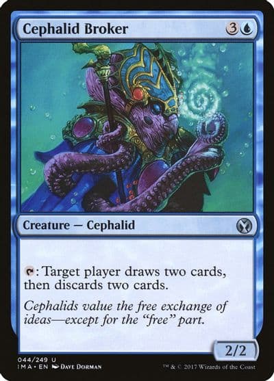 Cephalid Broker Iconic Masters Magic card