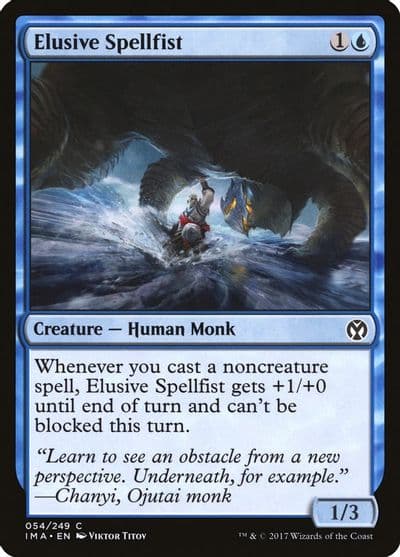 Elusive Spellfist Iconic Masters Magic card