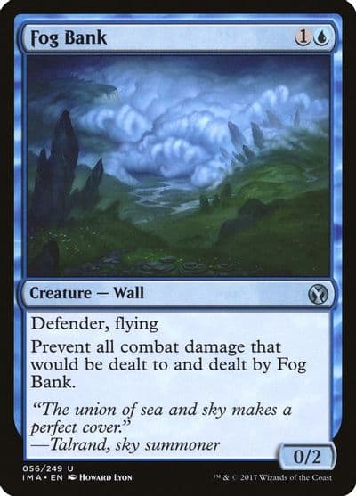 Fog Bank Iconic Masters Magic card