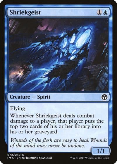 Shriekgeist Iconic Masters Magic card